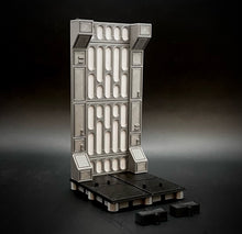 Load image into Gallery viewer, Sci-Fi inspired wall and diorama action figure stand for 3.75" line (Light Wall Version)