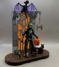 Load image into Gallery viewer, Pumpkin Face Wall – Halloween 2026 Collection | 1/12 Scale Display