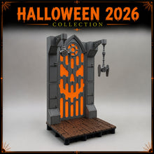 Load image into Gallery viewer, Pumpkin Face Wall – Halloween 2026 Collection | 1/12 Scale Display