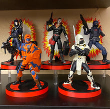 Load image into Gallery viewer, Explosion diorama action figure stand for 6" line  BASE ONLY (Evil Empire)