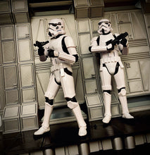 Load image into Gallery viewer, NEW! Sci-Fi inspired wall and diorama figure stand for 6" line (Wall Design 2)
