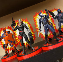 Load image into Gallery viewer, Explosion diorama action figure stand for 6" line (Evil Empire)