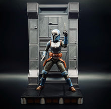 Load image into Gallery viewer, NEW! Sci-Fi inspired wall and diorama figure stand for 6" line (Wall Design 2)