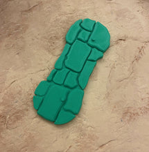 Load image into Gallery viewer, NEW! Rock Base Stands! In 80's Toy Green and Toy Purple! Double Peg, EXTENDED width (2 pack)