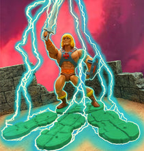 Load image into Gallery viewer, NEW! Rock Base Stands! In 80's Toy Green! Double Peg, Standard width (QTY 4)