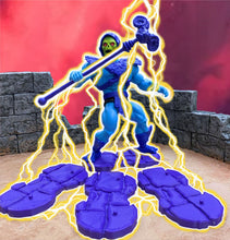 Load image into Gallery viewer, NEW! Rock Base Stands! In 80's Toy Purple! Double Peg, Standard width (QTY 4)
